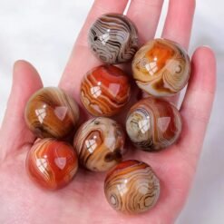 4 Sizes of Brown Red Agate Crystal Sphere Balls Wholesale 123045000