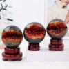 4 Sizes of Yellow Quartz Crystal Ball Geode Wholesale 123106000-3