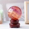 4 Sizes of Colorful Fluorite Crystal Sphere Balls Wholesale 123057000