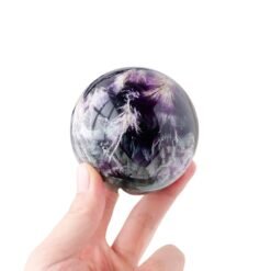 4 Sizes of Colorful Fluorite Crystal Sphere Balls Wholesale 123067000-1