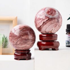 4 Sizes of Colorful Lepidolite Crystal Sphere Balls Wholesale 123129000-1