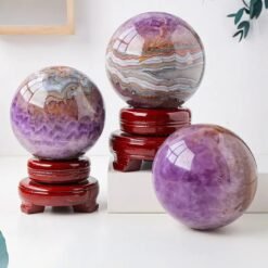 4 Sizes of Dream Amethyst Crystal Sphere Balls Wholesale 123132000-1