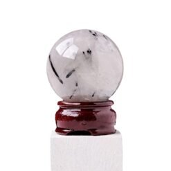 4 Sizes of Gray Hair Quartz Crystal Sphere Balls Wholesale 123105000