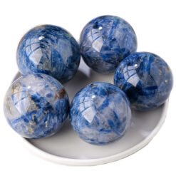 4 Sizes of Kyanite Crystal Sphere Balls Wholesale 123122000