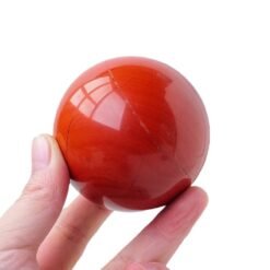 4 Sizes of Red Jasper Crystal Sphere Balls with Base Wholesale 123035000-1