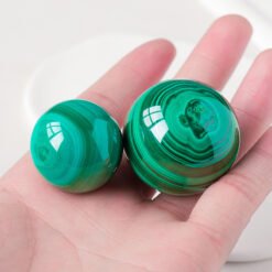 5pcs 2.5-3cm Green Malachite Crystal Sphere Balls Wholesale 123113000-1