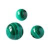 5pcs 2.5-3cm Green Malachite Crystal Sphere Balls Wholesale 123113000