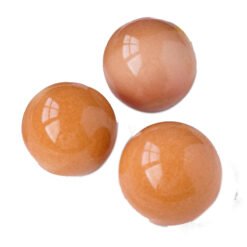 5pcs 5-5.3cm Orange Jade Crystal Sphere Balls Wholesale 123128000