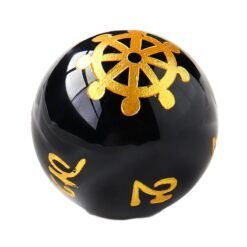 5pcs Black Obsidian Crystal Sphere Balls Wholesale 123010000