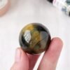 5pcs Blue Tigers Eye Crystal Sphere Balls Wholesale 123083000