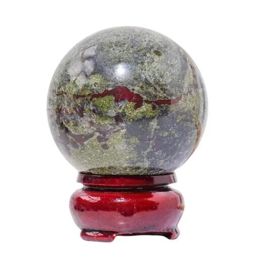 5pcs Green Dragons Blood Jasper Crystal Sphere Ball Wholesale 123079009