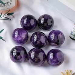 5pcs Uruguay Amethyst Crystal Sphere Balls Wholesale 123040000-1