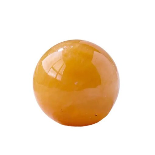 5pcs Yellow Calcite Crystal Sphere Ball Wholesale 123079002