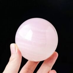 6 Sizes of Pink Calcite Crystal Sphere Balls Wholesale 123114000-1