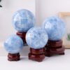 7 Sizes of Blue Celestite Crystal Sphere Balls Wholesale 123069000-3