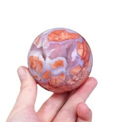 7 Sizes of Pink Sakura Agate Crystal Sphere Geode Wholesale 123120000