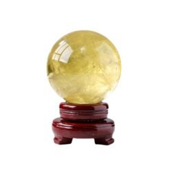 8 Sizes ofYellow Quartz Crystal Sphere Balls with Base Wholesale 123048000