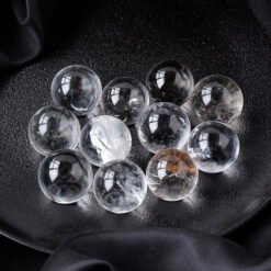 9 Sizes of Clear Quartz Crystal Sphere Balls with Base Wholesale 123047000-2