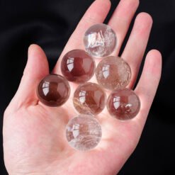 9 Sizes of Clear Quartz Crystal Sphere Balls with Base Wholesale 123047000