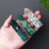 Moss Agate Tower 3.94 in