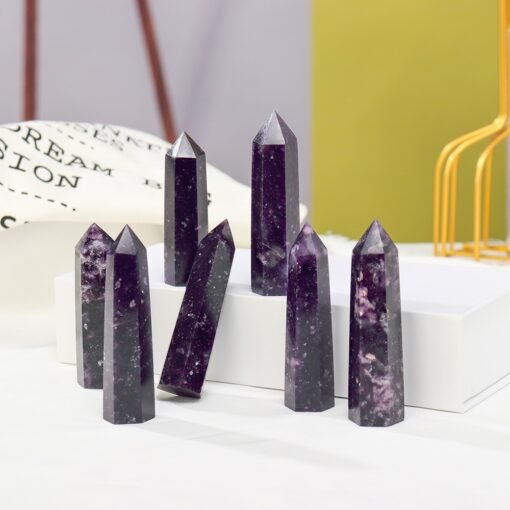 1kg Purple Mica Crystal Tower Pillar Wholesale 102133000