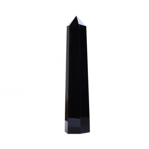 2 Sizes of Black Obsidian Crystal Tower Pillar Wholesale 102120000-2