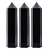 2 Sizes of Black Obsidian Crystal Tower Pillar Wholesale 102120000-3