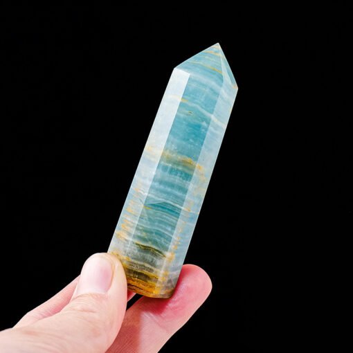 2 Sizes of Blue Onyx Crystal Tower Pillar Wholesale 102047000