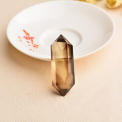 2 Sizes of Brown Tea Quartz Double-Terminated Crystal Point Wholesale 102193000