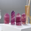 2 Sizes of Purple Fluorite small Crystal Tower Pillar Wholesale 102172000-1