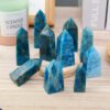 3 Sizes of Blue Apatite 4-sided Crystal Tower Pillar Wholesale 102153000-2