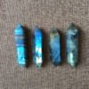 3 Sizes of Blue Labradorite Double-Terminated Crystal Point Wholesale 102209000