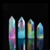 3 Sizes of Colorful Aura Quartz Crystal Tower Pillar Wholesale 102087000-1