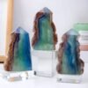 3 Sizes of Green Fluorite Crystal Tower Pillar Wholesale 102062000-2