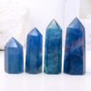 3 Sizes of Natural Blue Fluorite Crystal Tower Pillar Wholesale 102054000-2