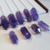 3 Sizes of Purple Amethyst Double-Terminated Crystal Point Wholesale 102223000