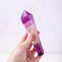 3 Sizes of Purple Fluorite Crystal Pendulum Pillar Wholesale 102142000