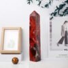 3 Sizes of Red Black Jasper Crystal Tower Pillar Wholesale 102126000