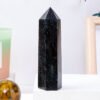 4 Sizes of Black Fire Agate Crystal Tower Pillar Wholesale 102027000