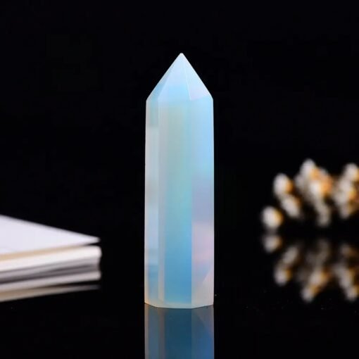 4 Sizes of Blue Opal Crystal Tower Pillar Wholesale 102015000