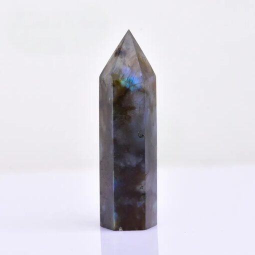 4 Sizes of Gray Labradorite Crystal Tower Pillar Wholesale 102028000