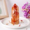 4 Sizes of Natural Red Agate Crystal Tower Pillar Wholesale 102098000