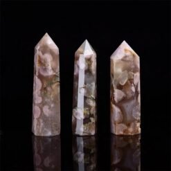 4 Sizes of Pink Agate Crystal Tower Pillar Wholesale 102036000