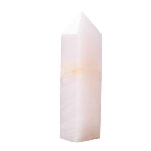 4 Sizes of Pink Calcite 4-sided Crystal Tower Pillar Wholesale 102165000-3