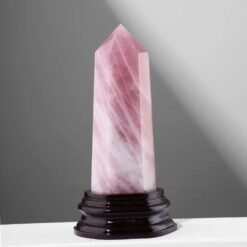 4 Sizes of Pink Rose Quartz Crystal Tower Pillar without Base Wholesale 102177000