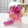 4 Sizes of Purple Fluorite 4-sided Crystal Tower Pillar Wholesale 102104000-1