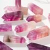 4 Sizes of Purple Fluorite 4-sided Crystal Tower Pillar Wholesale 102104000-2