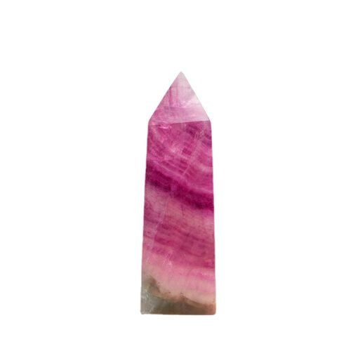 4 Sizes of Purple Fluorite 4-sided Crystal Tower Pillar Wholesale 102104000-3