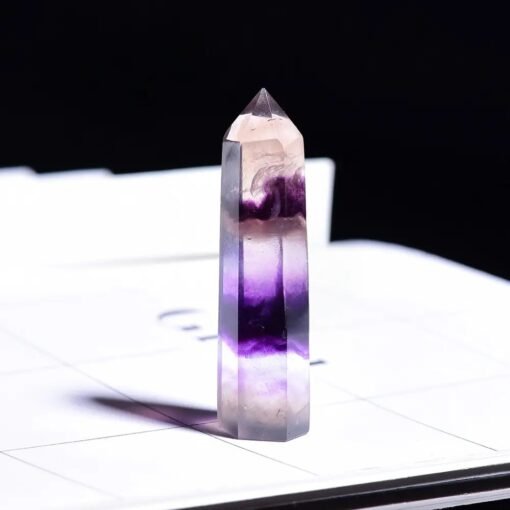 4 Sizes of Purple Fluorite Crystal Tower Pillar Wholesale 102013000