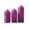 4 Sizes of Red Ruby 4-sided Crystal Tower Pillar Wholesale 102150000-3